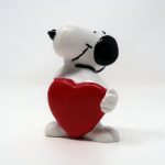 Snoopy holding heart PVC Figurine