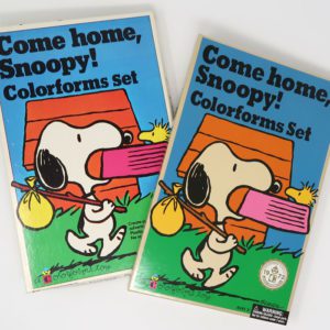 Come Home, Snoopy! Colorforms Set - Original Vs. Reproduction