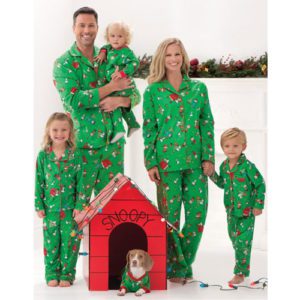 Peanuts Christmas Apparel from Pajamagrams