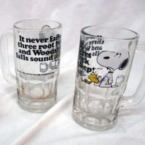 Snoopy Rootbeer Mugs