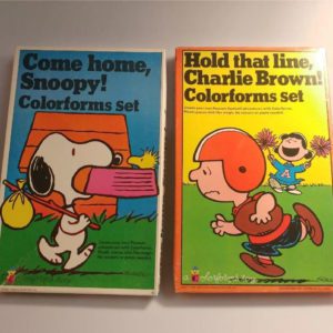 Snoopy & Charlie Brown Colorform Sets