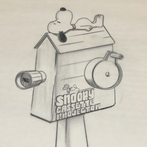 Snoopy Cassette Projector Artwork