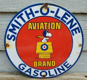 Snoopy Smith-O-Lene Sign