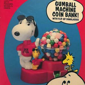 Snoopy Gumball Machine Coin Bank