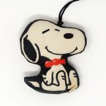 Snoopy wearing bow tie Stuffed Mini Mascots Ornament
