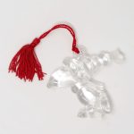 Snoopy Skating Crystal Christmas Ornament