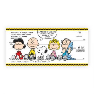 Peanuts Personal Checks from Bradford Exchange Checks