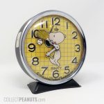 Snoopy with Tennis Racket Alarm Clock