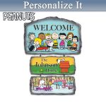 Peanuts Welcome Sign