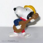 Snoopy playing guitar PVC Figurine