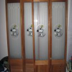 Snoopy and Woodstock Dancing Bi-Fold Doors