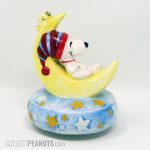 Snoopy & Woodstock sleeping on moon Music box
