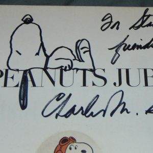 Original Schulz Snoopy Drawing