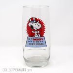 Snoopy "Put Snoopy in the White House" Presidential Election Glass