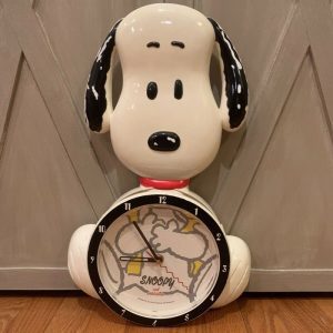 Figural Snoopy Wall Clock