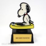 Snoopy on Scales 'World's Greatest Weight Watcher' Trophy