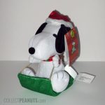 Snoopy on Sled Musical Plush