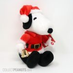 Musical Santa Snoopy Plush