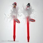 Snoopy Christmas light-up feather Pen