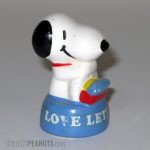 Snoopy at typewriter 'Love Letters' Paperweight