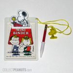 Snoopy and Woodstock at Typewriter Clipboard with attached pencil and Woodstock charm