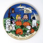 The Great Pumpkin is Coming Peanuts Plate