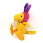 Woodstock in Pink Bunny Hat Plush