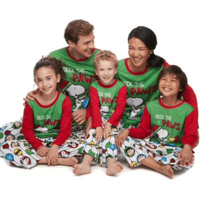 Peanuts Christmas Pajamas from Kohl's
