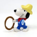 Cowboy Snoopy PVC Figurine - Yellow Hat