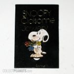 Snoopy holding flowers Pin
