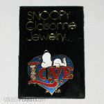 Snoopy laying Love in heart Pin