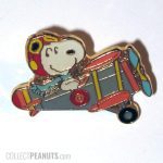 Snoopy Flying Ace in Airplane Pin