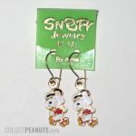 Snoopy rollerskating Earrings