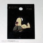 Snoopy Joe Cool laying on rock Pin