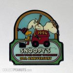 Snoopy and Woodstock on Zamboni 1994 Senior World Hockey Tournament Pin
