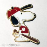 Snoopy upset baseball player Pin