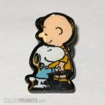 Snoopy hugging Charlie Brown Pin