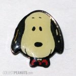 Snoopy portrait with bowtie Pin