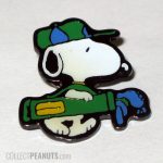 Snoopy carrying golf bag Pin
