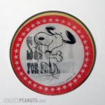 Snoopy Dancing 'Snoopy for President' Button