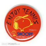 Snoopy 'Enjoy Tennis' Pin