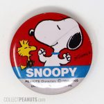 Snoopy flexing with Woodstock Pin
