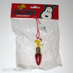 Woodstock on Christmas light Ornament