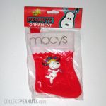 Macy's Snoopy Jester Christmas Ornament Stocking