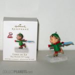 Linus on Ice Christmas Miniature Ornament