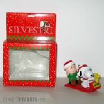 Snoopy, Woodstock and Linus on sled Christmas Ornament