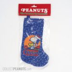 Santa Snoopy and Woodstock on Sled Christmas Ornament Stocking