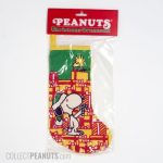 Snoopy handing Woodstock candy cane Christmas Ornament Stocking