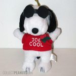 Snoopy Joe Cool Plush Christmas Ornament