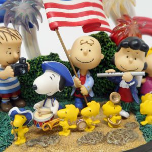 Peanuts Patriotic Fourth of July Sculpture
